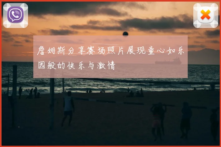 詹姆斯分享赛场照片展现童心如乐园般的快乐与激情