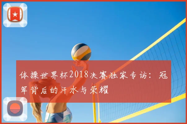 体操世界杯2018决赛独家专访：冠军背后的汗水与荣耀