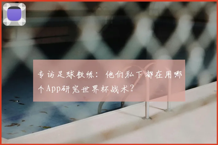 专访足球教练:他们私下都在用哪个App研究世界杯战术?