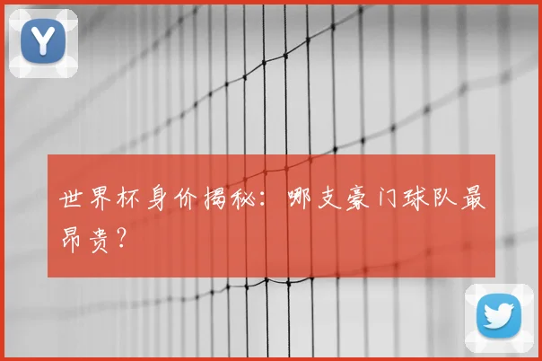 世界杯身价揭秘:哪支豪门球队最昂贵?